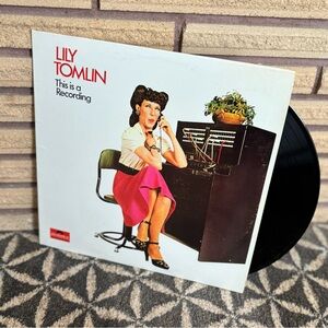 70's Lily Tomlin "This is a Recording" Album - Stand-Up Comedy Record - Comedian